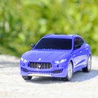 Машина радиоуправляемая Maserati Levante, масштаб 1:24, работает от батареек, цвет синий - Фото 3