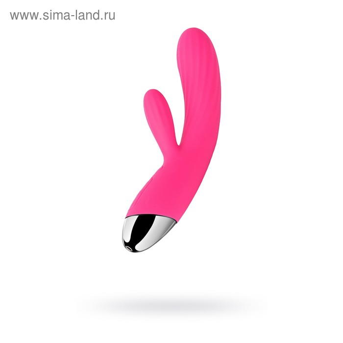 Вибратор с клиторальным стимулятором Svakom Angel, цвет розовый, 19,1 см - Фото 1