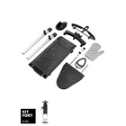 Отпариватель Kitfort КТ-940, напольный, 2400 Вт, 1000 мл, 42 г/мин, шнур 1.5 м, бело-серый - фото 51563511