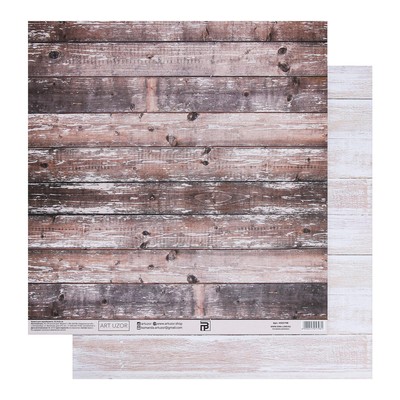 Бумага для скрапбукинга «Деревенский дом», 30.5×32 см, 190 г/м²