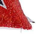 Наволочка декоративная с пайетками «Этель» Сердце, 40×40 см, велюр, 100% п/э - Фото 2