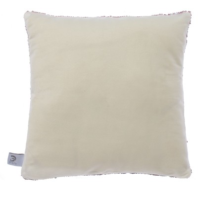 Наволочка декоративная с пайетками «Этель» Сердце, 40х40 см, велюр, 100% п/э