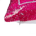 Чехол декоративный с пайетками "Этель" 8 марта, 40х40 см, велюр, 100% п/э - Фото 2