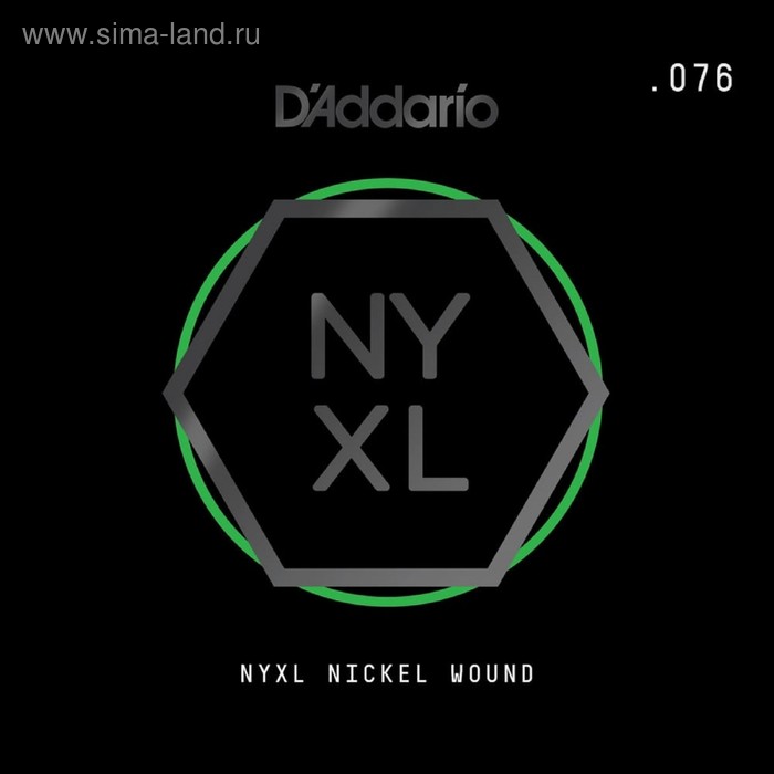 Отдельная струна для электрогитары Elixir NYNW076 NYXL никелированная, 076, D'Addario - Фото 1