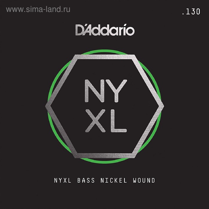 Отдельная струна для бас-гитары D'Addario NYXLB100SL NYXL никелированная, 100, Super Long - Фото 1