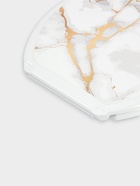 Сиденье для унитаза «Декор. Белый мрамор», 44×36 см, с крышкой, белое 4561557