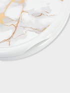 Сиденье для унитаза «Декор. Белый мрамор», 44×36 см, с крышкой, белое 4561557