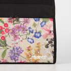 Сумка хозяйственная на молнии, наружный карман, цвет чёрный - фото 20973774