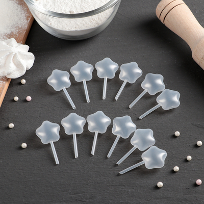 Набор кулинарных пипеток для соуса «Звезда», 12 шт., 2.5×1.5×5 см