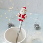 Ложка для декора полимерной глиной на новый год «Дед Мороз с подарком», новогодний набор для творчества - Фото 2