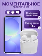 Наушники беспроводные Luazon i7S, TWS, вкладыши, Bluetooth 5.0, 65/400 мАч, белые - Фото 2