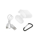 Наушники беспроводные LuazON i9S, TWS, Bluetooth 5.0, 50/600 мАч, белые - Фото 6