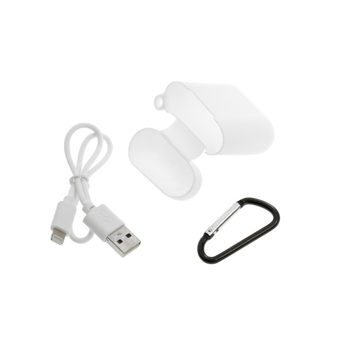 Наушники беспроводные LuazON i9S, TWS, Bluetooth 5.0, 50/600 мАч, белые - фото 51593291