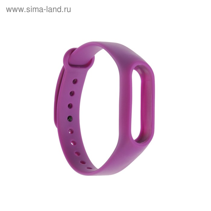 Ремешок для фитнес-браслета Mi Band 2 LuazON, цвет фиолетовый - Фото 1