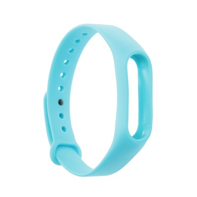 Ремешок для фитнес-браслета Mi Band 2 LuazON, цвет светло-синий