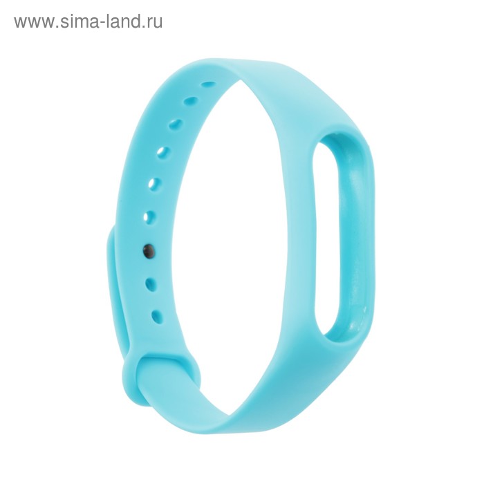 Ремешок для фитнес-браслета Mi Band 2 LuazON, цвет светло-синий - Фото 1