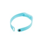 Ремешок для фитнес-браслета Mi Band 2 LuazON, цвет светло-синий - Фото 3
