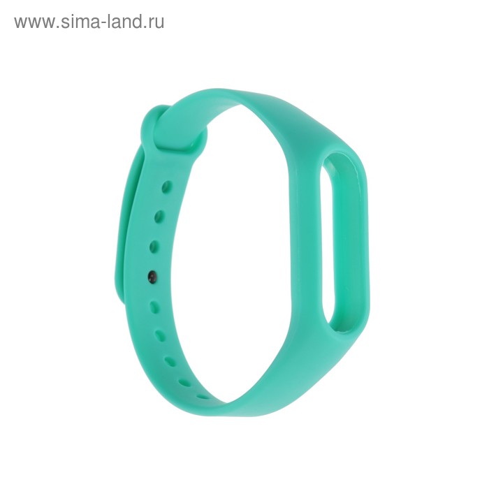 Ремешок для фитнес-браслета Mi Band 2 LuazON, бирюзовый - Фото 1