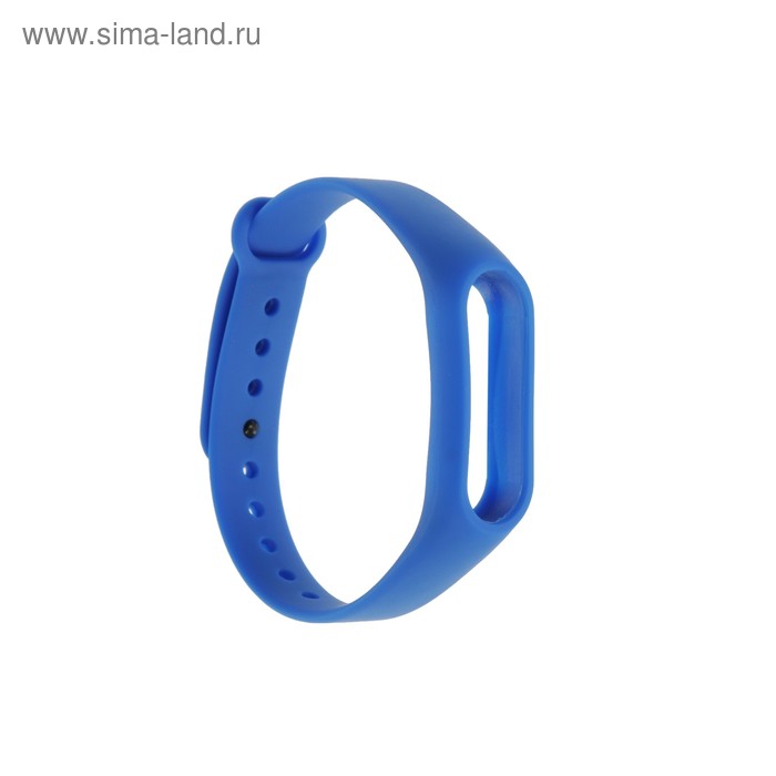 Ремешок для фитнес-браслета Mi Band 2 LuazON, цвет синий - Фото 1