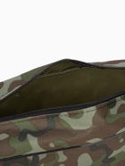 Косметичка на молнии мужская, с ручкой, с сеткой, принтом, камуфляж/зелёная - Фото 3