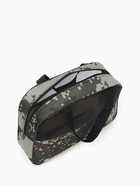 Косметичка-сумка на молнии, с сеткой, с принтом, пиксели/зелёная - Фото 4