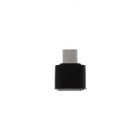 OTG адаптер LuazON Type-C - USB, цвет чёрный - фото 8489212