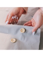 Набор нашивок из дерева Hand made with love, 2.5×2.5 см, 10 шт. - Фото 3