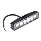 Противотуманная фара, 12 В, 6 LED, IP67, 18 Вт, направленный линзованный свет 4351789 - фото 10344517