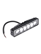 Противотуманная фара, 12 В, 6 LED, IP67, 18 Вт, направленный линзованный свет - Фото 2
