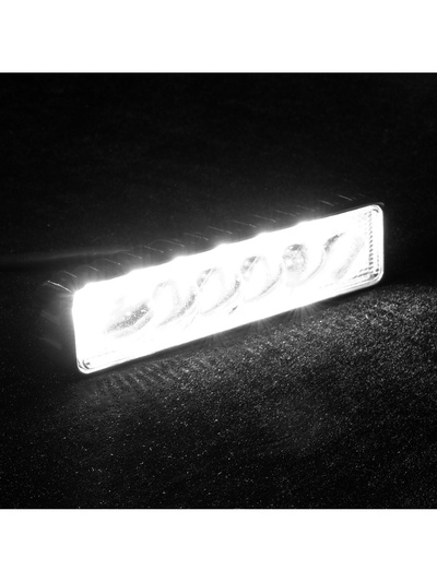 Противотуманная фара, 12 В, 6 LED, IP67, 18 Вт, направленный линзованный свет