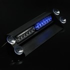 Сигнальный стробоскоп под лобовое стекло 12 LED, 12 В, 9 режимов, красно-синий - Фото 2