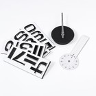 Часы-наклейка, серия: DIY, "Данбери", плавный ход, 1 АА, серебро - Фото 4