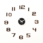 Часы настенные интерьерные, 3d "Данбери", бесшумные, наклейка, большие, d-50 см - фото 318232603