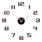 Часы настенные интерьерные, 3d «Данбери», плавный ход, наклейка, большие, d-50 см - Фото 1