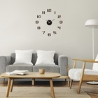 Часы настенные интерьерные, 3d «Данбери», плавный ход, наклейка, большие, d-50 см - Фото 2