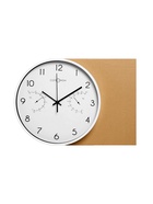 Часы настенные интерьерные «Соломон», плавный ход, d=30 см, термометр, гигрометр, белые - Фото 7