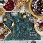Салфетка на стол "Happy New Year" 30х40см, 100% п/э, оксфорд 420 г/м2 - Фото 2