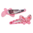 невидимка для волос "Выбражулька" глянец бабочка резная (набор 2 шт) - Фото 1