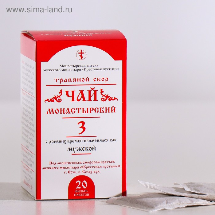 Чай Монастырский № 3 "Мужской" Солох Аул 30 г - Фото 1