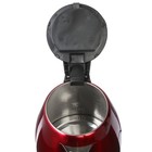 Чайник электрический Irit IR-1343, металл, 2 л, 1500 Вт, красный - Фото 3