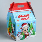Подарочная коробка гигант «С Новым Годом!», Микки Маус, 30 х 50 х 32 см - Фото 3