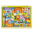 Головоломка тетрис «Транспорт», 19 деталей - Фото 2