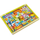 Головоломка тетрис «Транспорт», 19 деталей - Фото 3