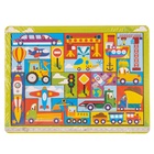 Головоломка тетрис «Транспорт», 19 деталей - Фото 7