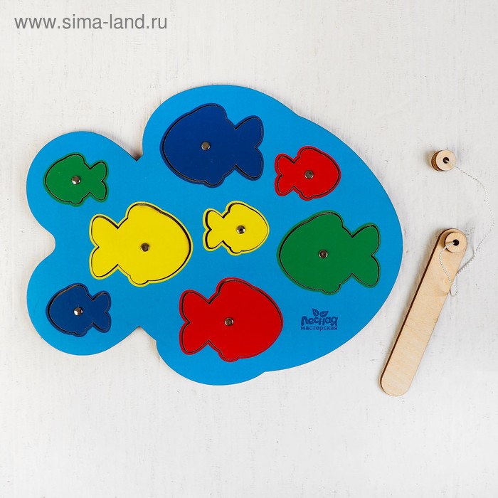 Магнитная рыбалка для детей «Рыбки», головоломка - Фото 1