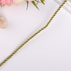 Тесьма декоративная шнур "Золото, 3 нити" намотка 2 м ширина 0,5 см - Фото 3