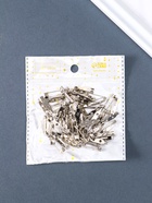 Основа для творчества "Значок с булавкой" набор 60 шт серебро 0,5х2 см (комплект 3 шт) - фото 52238548