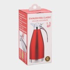 Кофейник «Шеф», 1.5 л, нержавеющая сталь, хромированный - Фото 7