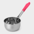 Ковш, 1 л, пластиковая ручка, нержавеющая сталь, ручки МИКС - Фото 9
