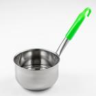 Ковш, 1 л, пластиковая ручка, нержавеющая сталь, ручки МИКС - Фото 7